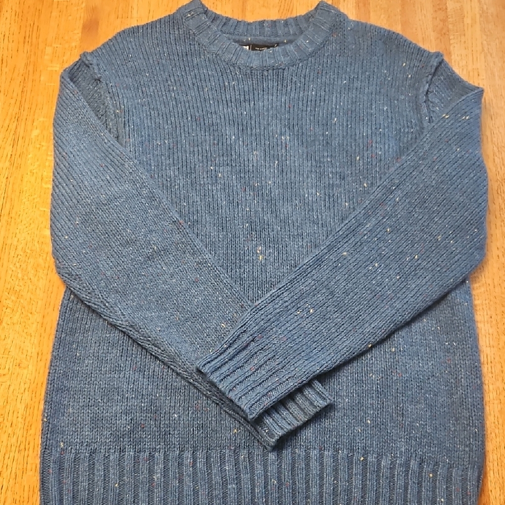 Simons Speckled Blue Crewneck Sweater